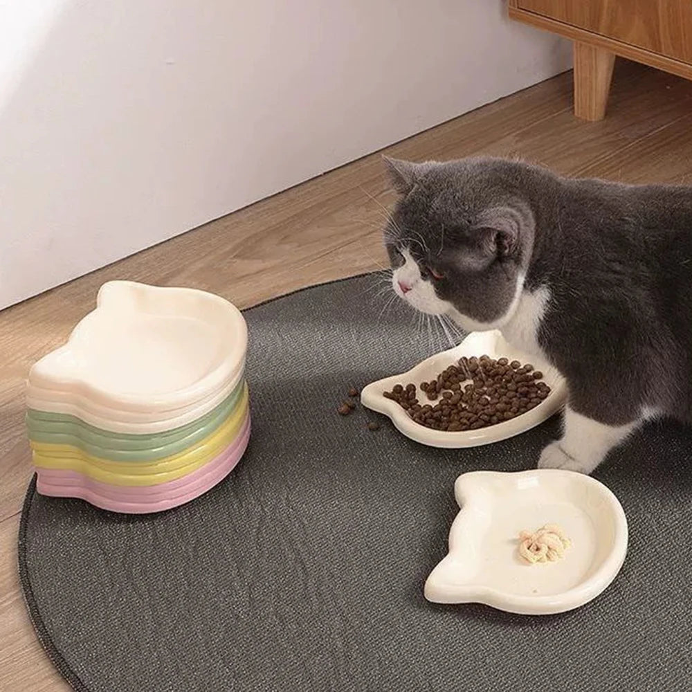 Ciotola a Forma di Gatto - Design Pastello, Antiscivolo e Super Carino